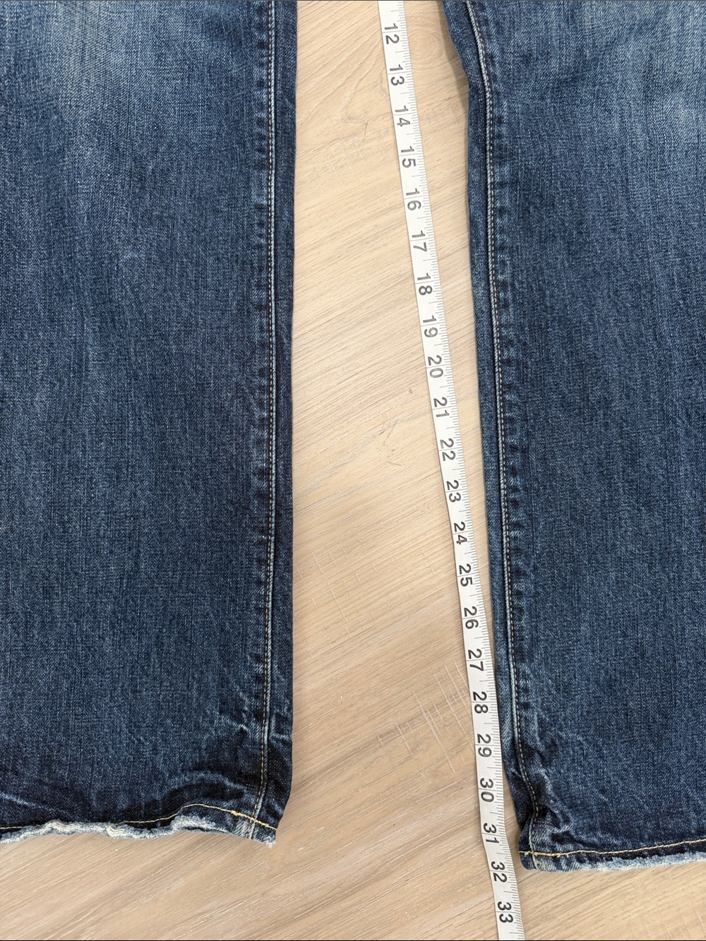 Abercrombie & Fitch Dark Wash Vintage Style Horton Classic Straight Denim Jeans - Picture 7 of 11
